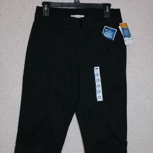 kohls lee relaxed fit capris